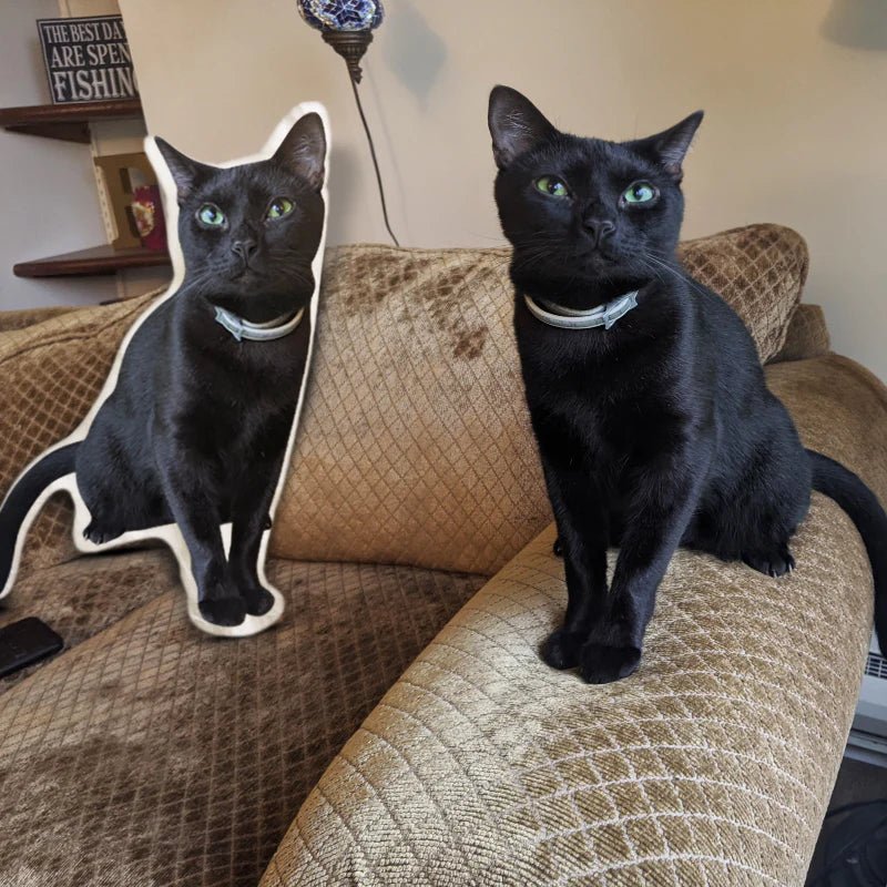 Custom Face Pillows from Pictures of Love Pets/Persons on it Personalized 3d Photo Pillow - 1 Pet - Furr and Family