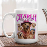 Custom Pet Face Vintage Mug Custom Pet Photo Coffee Mug - 1 Pet - Furr and Family