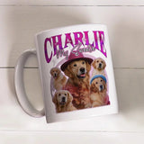 Custom Pet Face Vintage Mug Custom Pet Photo Coffee Mug - 1 Pet - Furr and Family