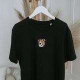 Custom Pet Head Embroidered Mom & Dad Tshirts - Sweatshirts & Hoodies - Hoodie - 1 Pet - Furr and Family