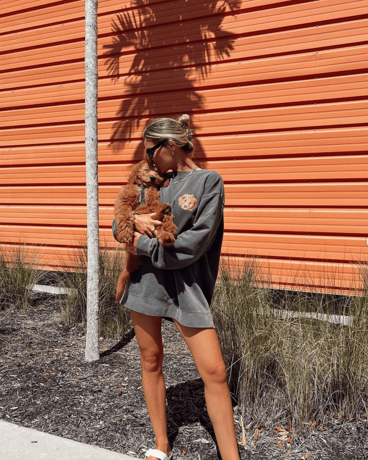 Custom Pet Head Embroidered Mom & Dad Tshirts - Sweatshirts & Hoodies - Hoodie - 1 Pet - Furr and Family