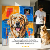 Unique Abstract Style - Custom Pet Portrait