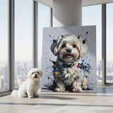 Custom Pet Portrait - Classic Contemporary Style - Classic Contemporary Style - 1 Pet - Furr and Family