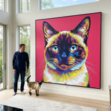 Custom Pet Portrait - POP Art into a Bold, Expressive Work of Art