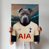 Custom Tottenham Hotspur Pet Portrait - Pet Sports Theme - 1 Pet - Furr and Family