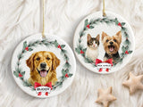 Customized Ornament a - Keepsake Christmas Ornament Gift - 1 Pet - Furr and Family