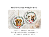 Customized Ornament a - Keepsake Christmas Ornament Gift - 1 Pet - Furr and Family
