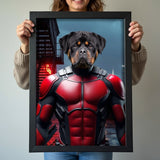 Dare Devil – Custom Pet Portrait - 1 Pet - Furr and Family