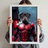 Dare Devil – Custom Pet Portrait - 1 Pet - Furr and Family