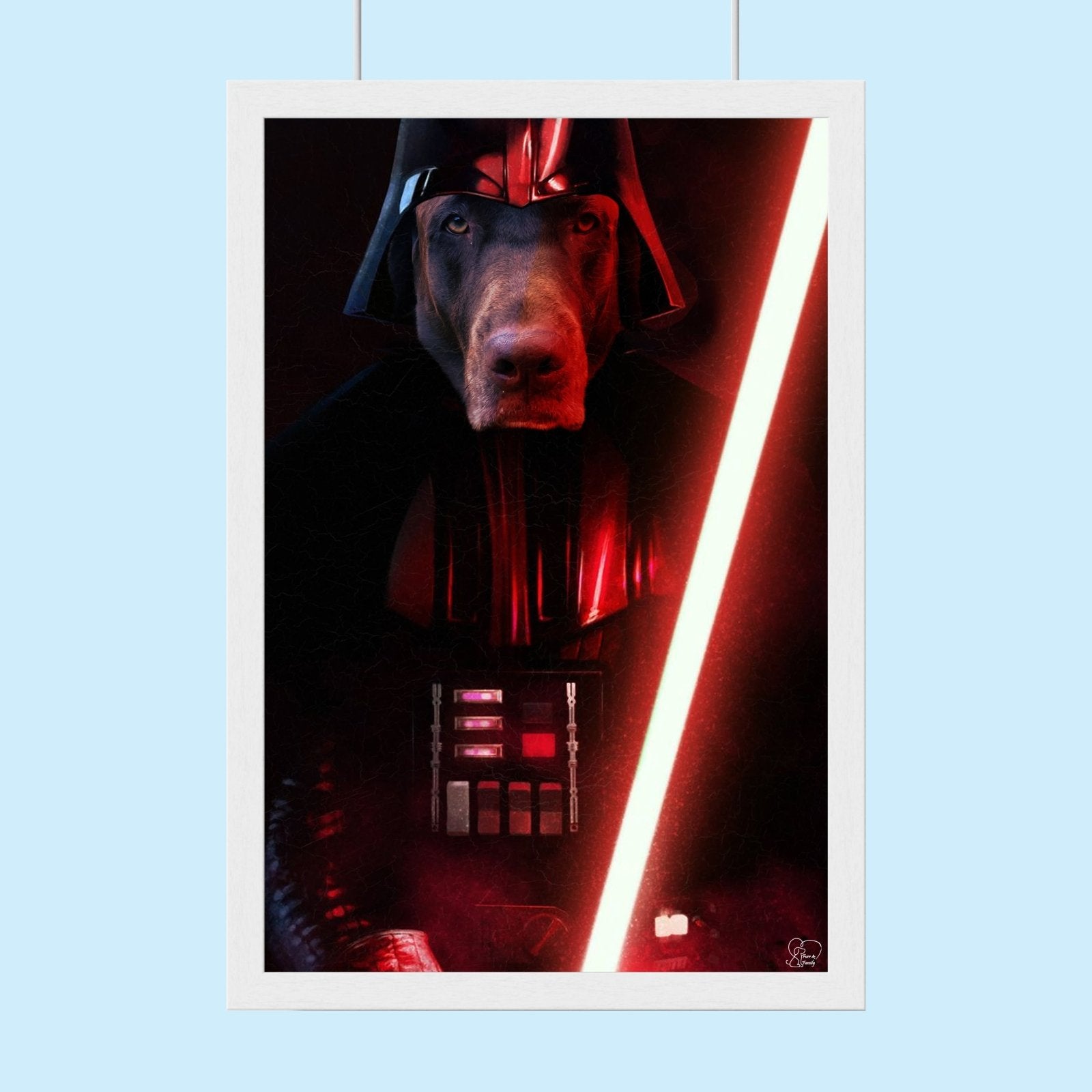 Darth Vader Star Wars - Custom Pet Portrait - 1 Pet - Furr and Family