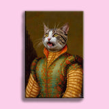 Regal Renaissance Pet Portrait – Custom Pet Canvas | Furr and Family - 1 Pet - Furr and Family