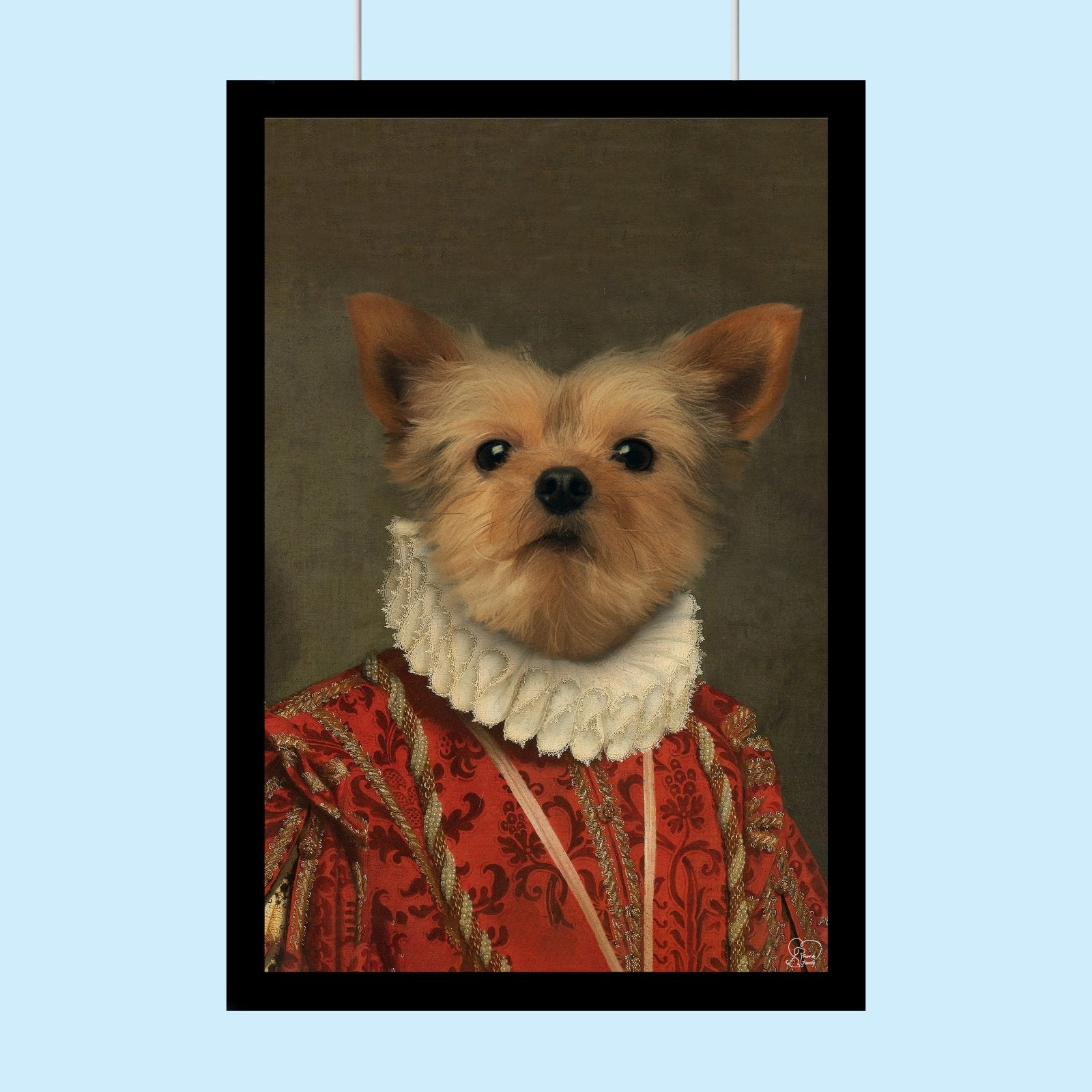 The Renaissance Pet Prince - Custom Pet Portrait - 1 Pet - Furr and Family