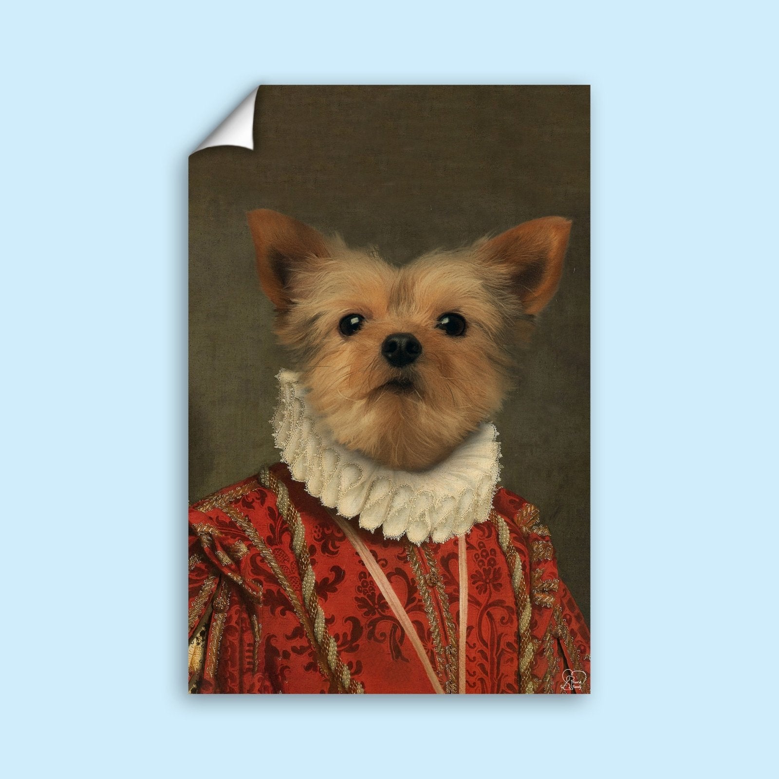 The Renaissance Pet Prince - Custom Pet Portrait - 1 Pet - Furr and Family