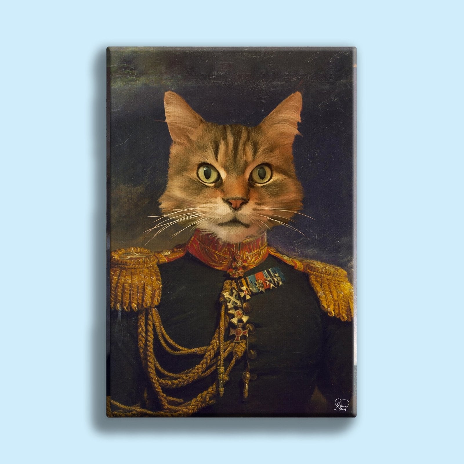 The Admiral Pet - Custom Pet Portrait - 1 Pet - Furr and Family