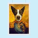 The Army General Pet - Custom Pet Portrait - 1 Pet - Furr and Family