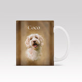 Digital Oil Painting - Custom Mug - 1 Pet - Furr and Family