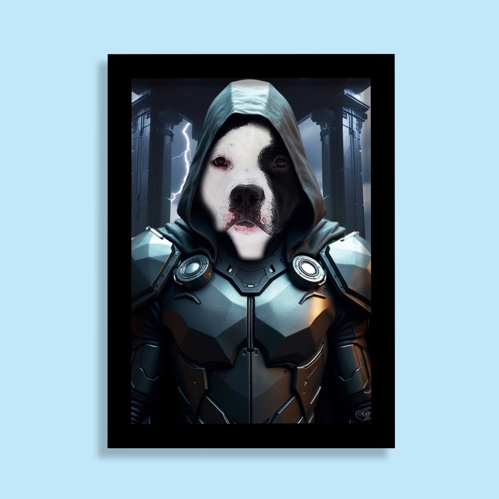 Dr Doom – Custom Pet Portrait - 1 Pet - Furr and Family