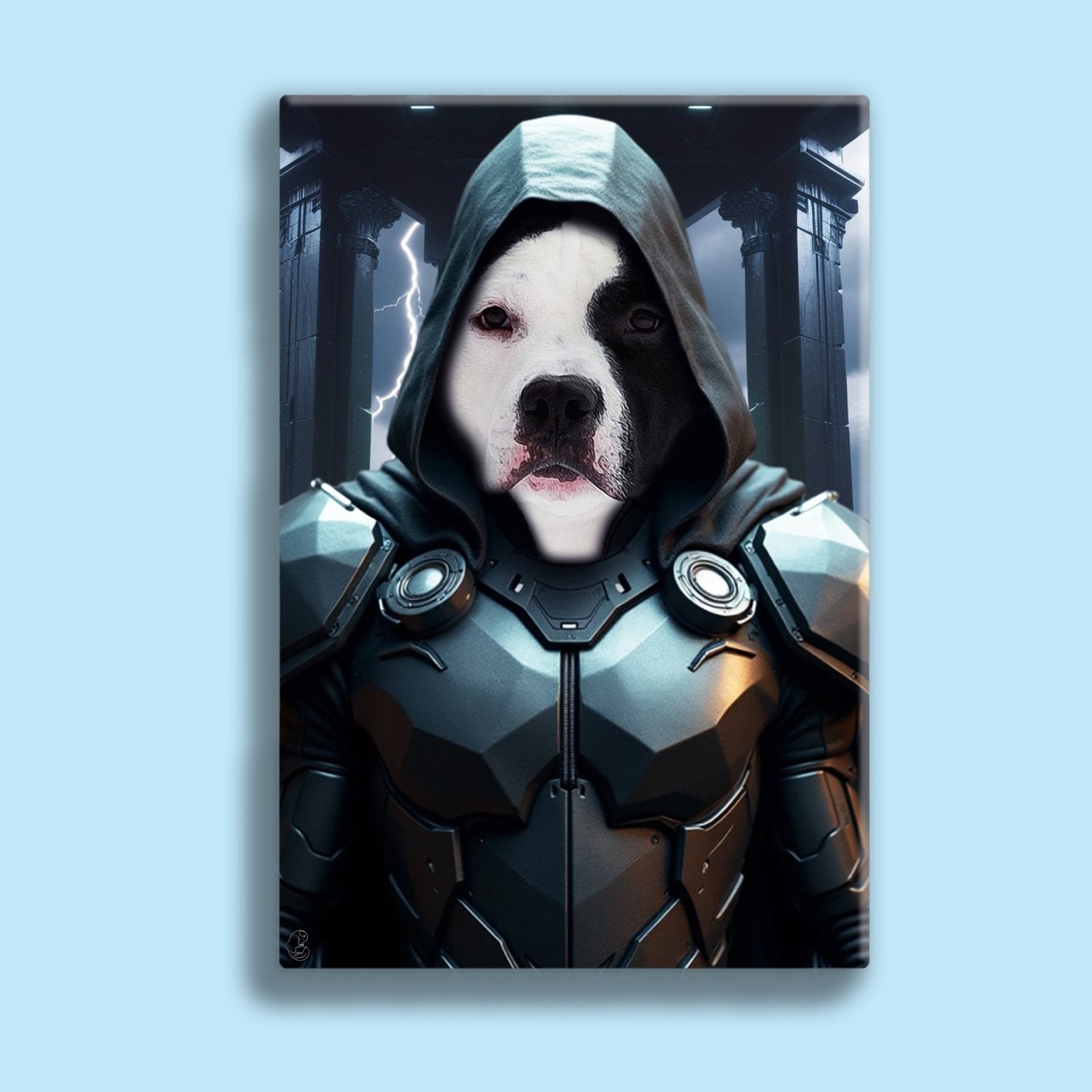 Dr Doom – Custom Pet Portrait - 1 Pet - Furr and Family
