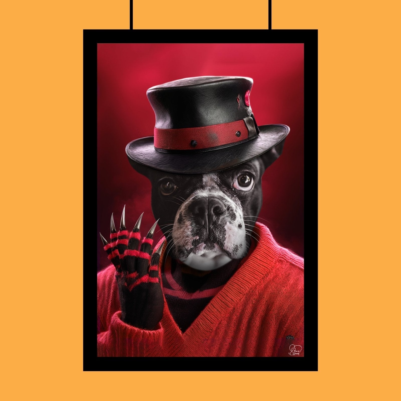 Dream Catcher Halloween Pet Portrait - Custom Pet Portrait - 1 Pet - Furr and Family