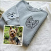Custom Outline Embroidered Pet Sweatshirt from Photo