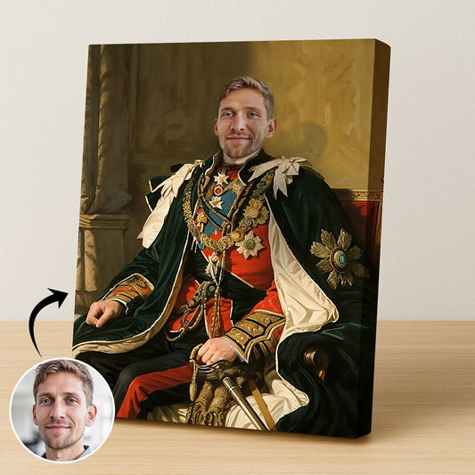 Emerald Throne Commander Portrait - Human Portrait - Male - Furr and Family