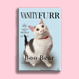 Famous Pet Magazine Covers - Custom Pet Portrait - 1 Pet - Furr and Family