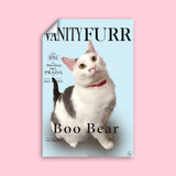 Famous Pet Magazine Covers - Custom Pet Portrait - 1 Pet - Furr and Family