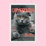 Famous Pet Magazine Covers - Custom Pet Portrait - 1 Pet - Furr and Family