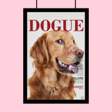 Famous Pet Magazine Covers - Custom Pet Portrait - 1 Pet - Furr and Family