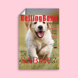 Famous Pet Magazine Covers - Custom Pet Portrait - 1 Pet - Furr and Family