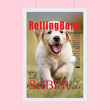 Famous Pet Magazine Covers - Custom Pet Portrait - 1 Pet - Furr and Family