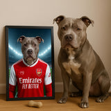 Custom Arsenal Pet Portrait