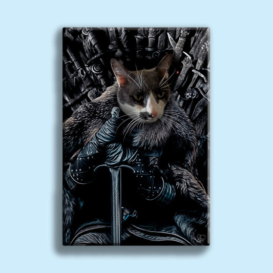 The Throne Guardian Pet Portrait - 1 Pet - Furr and Family
