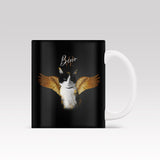 Gold Wing Art - Custom Pet Mug - 1 Pet - Furr and Family