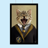 Harry Potter Huffal Puff - Custom Pet Portrait - 1 Pet - Furr and Family