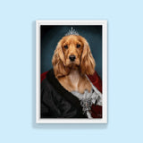 Her Royal Furriness - Custom Pet Portrait - 1 Pet - Furr and Family