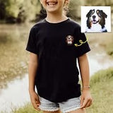 Personalized Pet Portrait Embroidered Sweatshirt- Colorful Design
