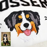Personalized Embroidered Pet Face and Name Est Sweatshirt Keepsake Gift for Pet Lovers - Furr and Family