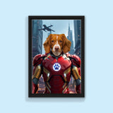 Iron - Man - Custom Pet Portrait - 1 Pet - Furr and Family