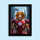 Iron - Man - Custom Pet Portrait - 1 Pet - Furr and Family
