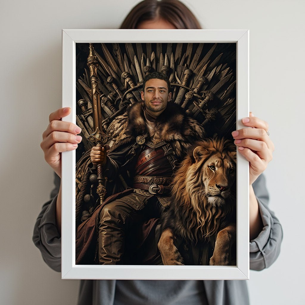 Iron Throne Lion King Portrait - Human Portrait - Male - Furr and Family