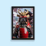 Japanese Pet Samurai - Custom Pet Portrait - 1 Pet - Furr and Family