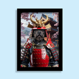 Japanese Pet Samurai - Custom Pet Portrait - 1 Pet - Furr and Family