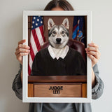 Judge Pawsworth - Custom Pet Portrait - 1 Pet - Furr and Family