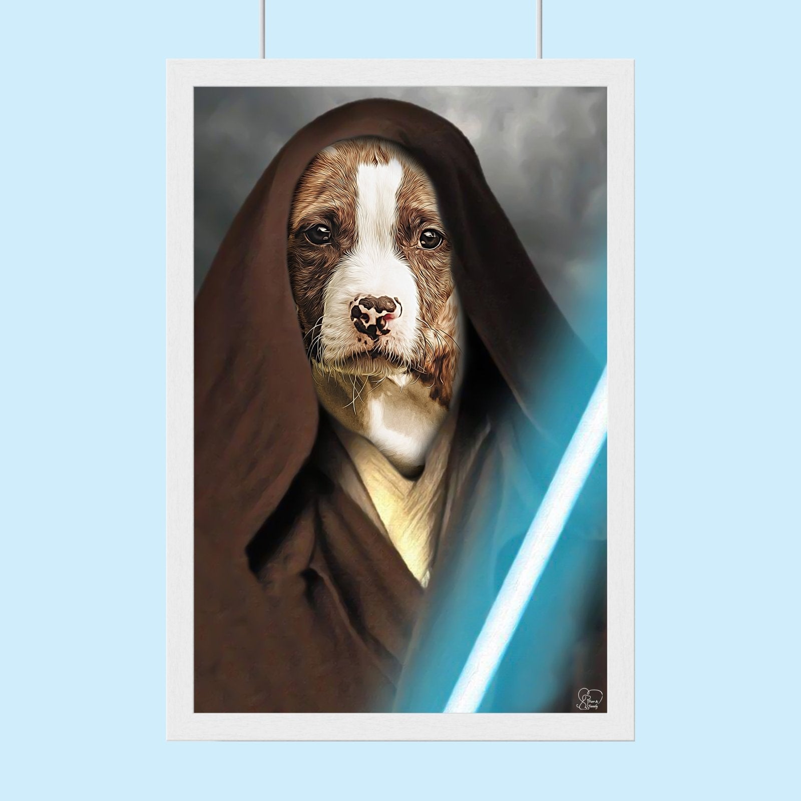 Kenobi Star Wars Obi - Wan - Custom Pet Portrait - 1 Pet - Furr and Family