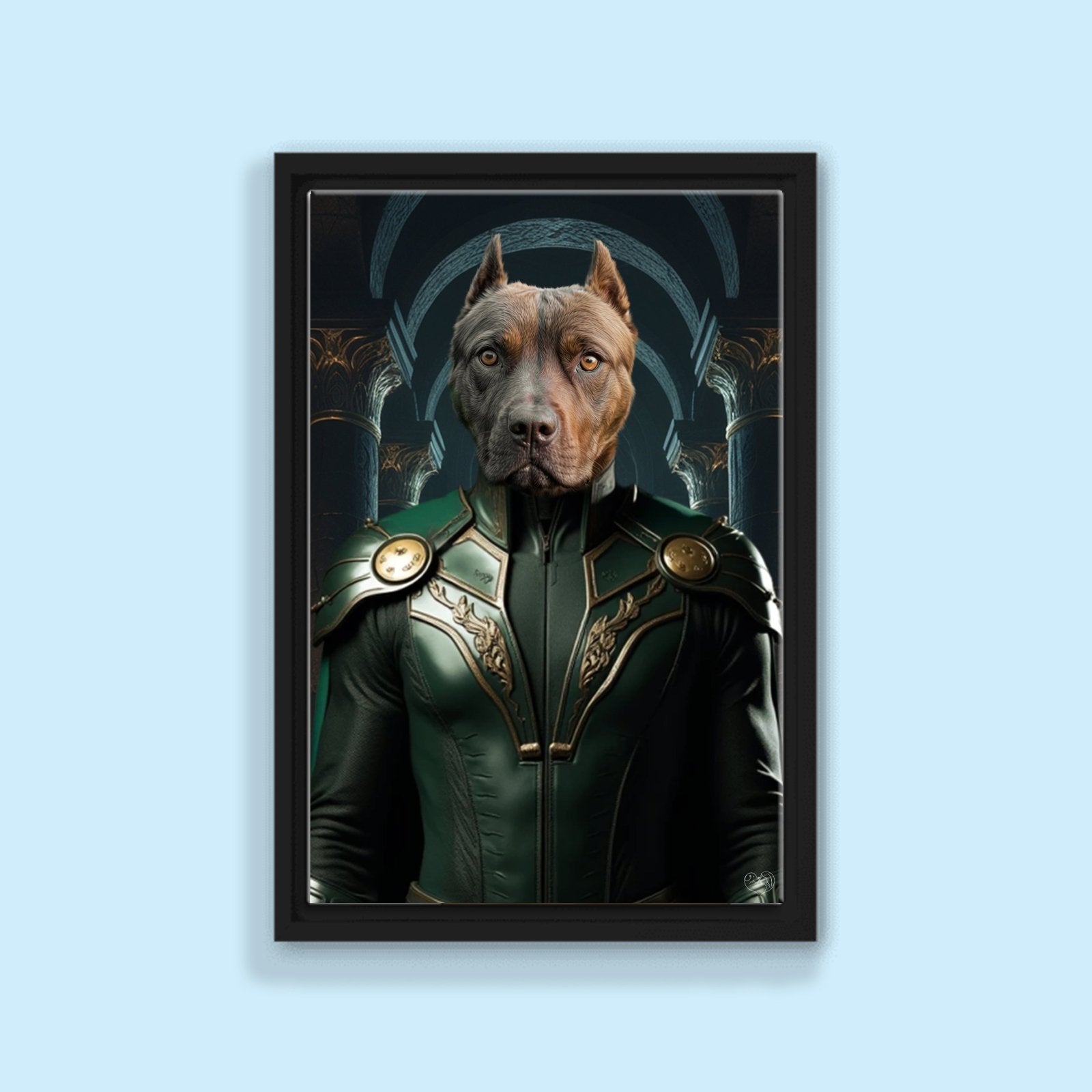 Loki Pet of Asgard – Custom Pet Portrait - 1 Pet - Furr and Family