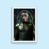 Loki Pet of Asgard – Custom Pet Portrait - 1 Pet - Furr and Family