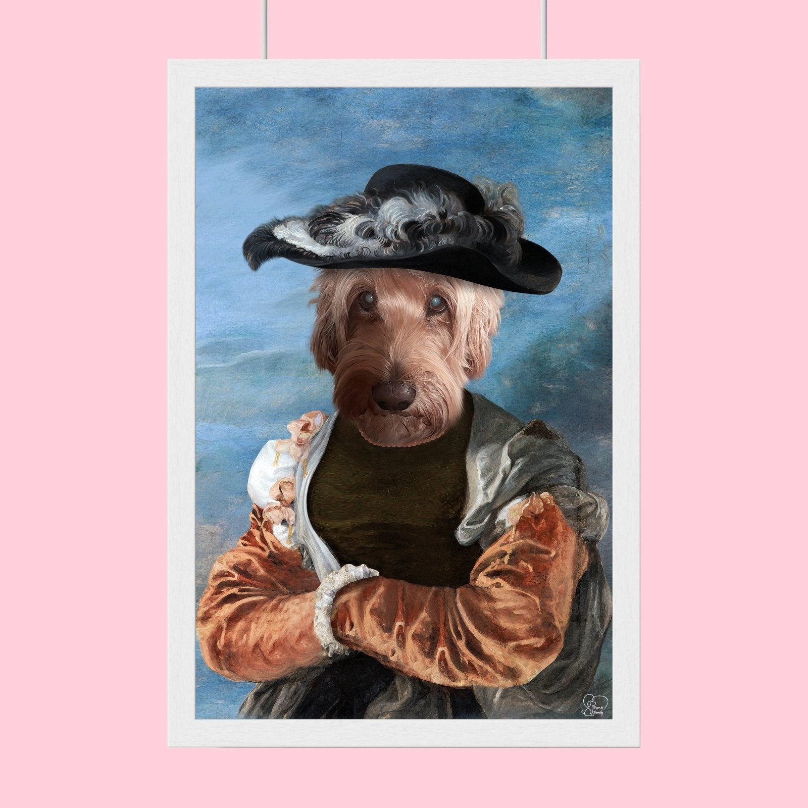 Majestic Pet Queen - Custom Pet Portrait - 1 Pet - Furr and Family