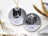 Memorial Ornament a - Keepsake Christmas Ornament Gift - 1 Pet - Furr and Family