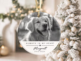 Memorial Ornament a - Keepsake Christmas Ornament Gift - 1 Pet - Furr and Family